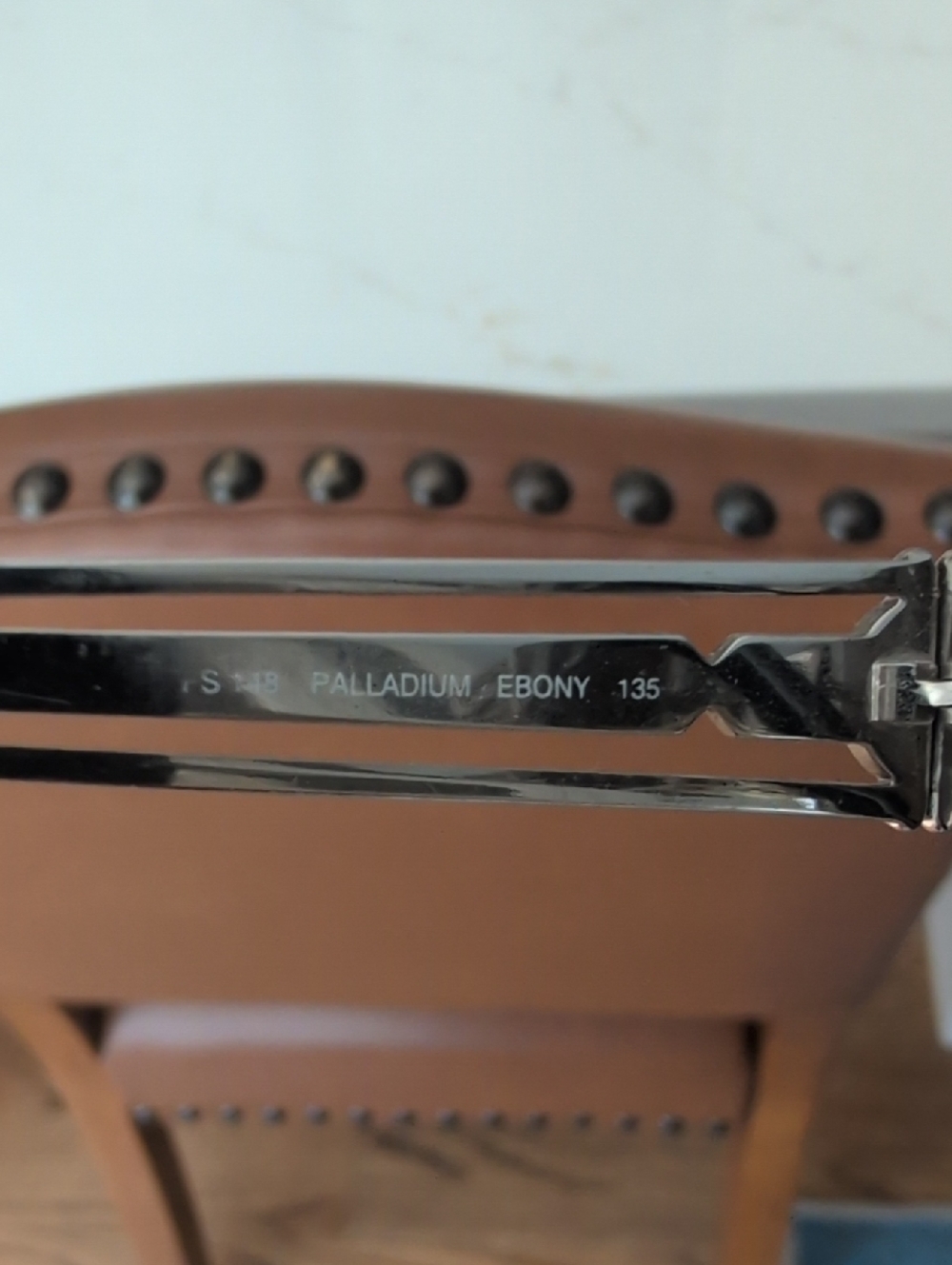 Fendi Vintage FS 148 Palladium Ebony 135 Sunglasses - Picture 5 of 10